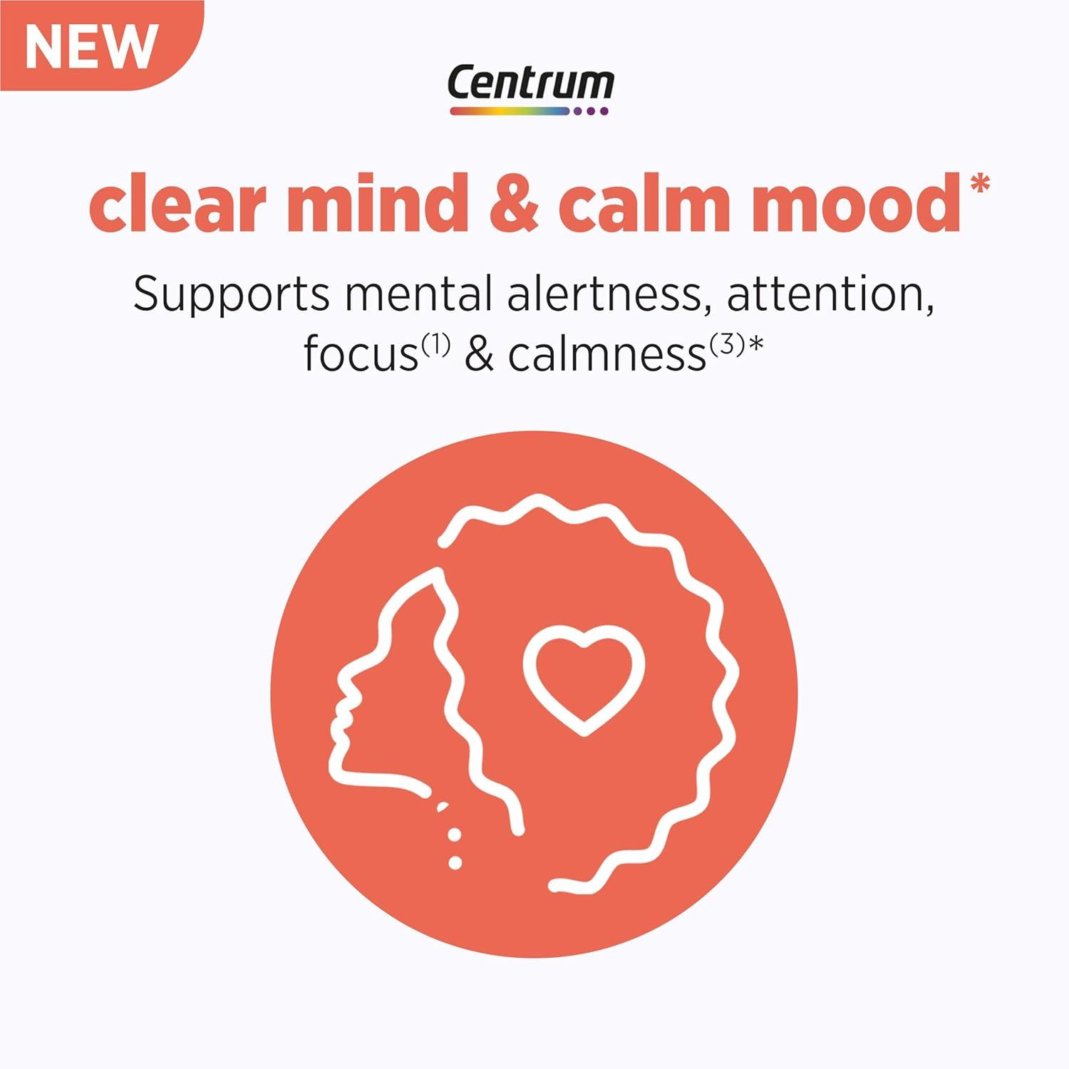 image:imageCentrum Clear Mind and Calm Mood Menopause Support Tablets with Clinically Studied enXtra 30 Count30 Count Pack of 2