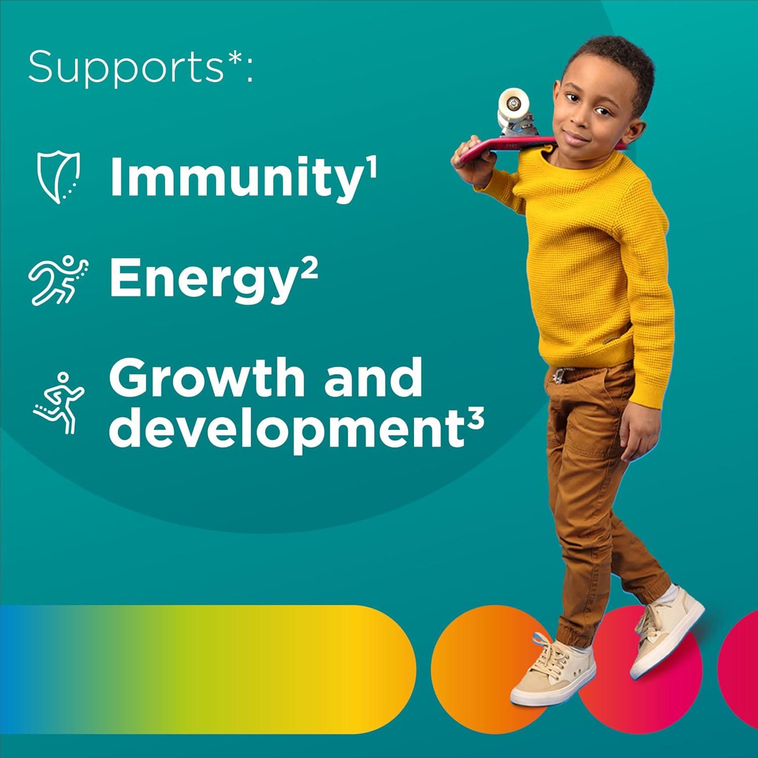 image:imageCentrum Kids Multivitamin Gummies Tropical Punch Flavor Made With Natural Flavors Stocking Stuffer 150 Count 150 Day Supply