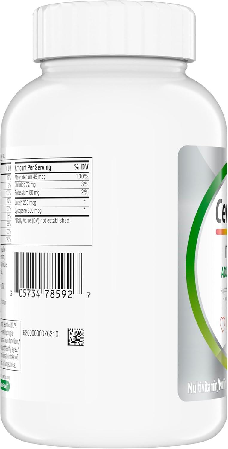 image:imageCentrum Minis Silver Multivitamin for Adults 50 Plus Multimineral Supplement Vitamin D3 BVitamins Gluten Free NonGMO Ingredients Supports Memory and Cognition in Older Adults 320 Ct