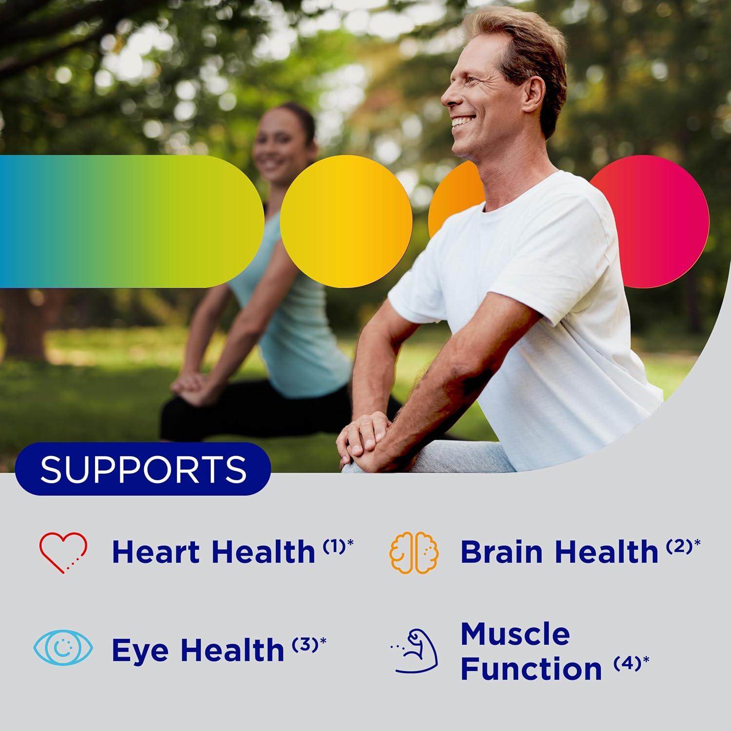 image:imageCentrum Minis Silver Multivitamin for Men 50 Plus MultivitaminMultimineral Supplement Vitamin D3 BVitamins and Zinc NonGMO Ingredients Supports Memory and Cognition in Older Adults 280 Ct