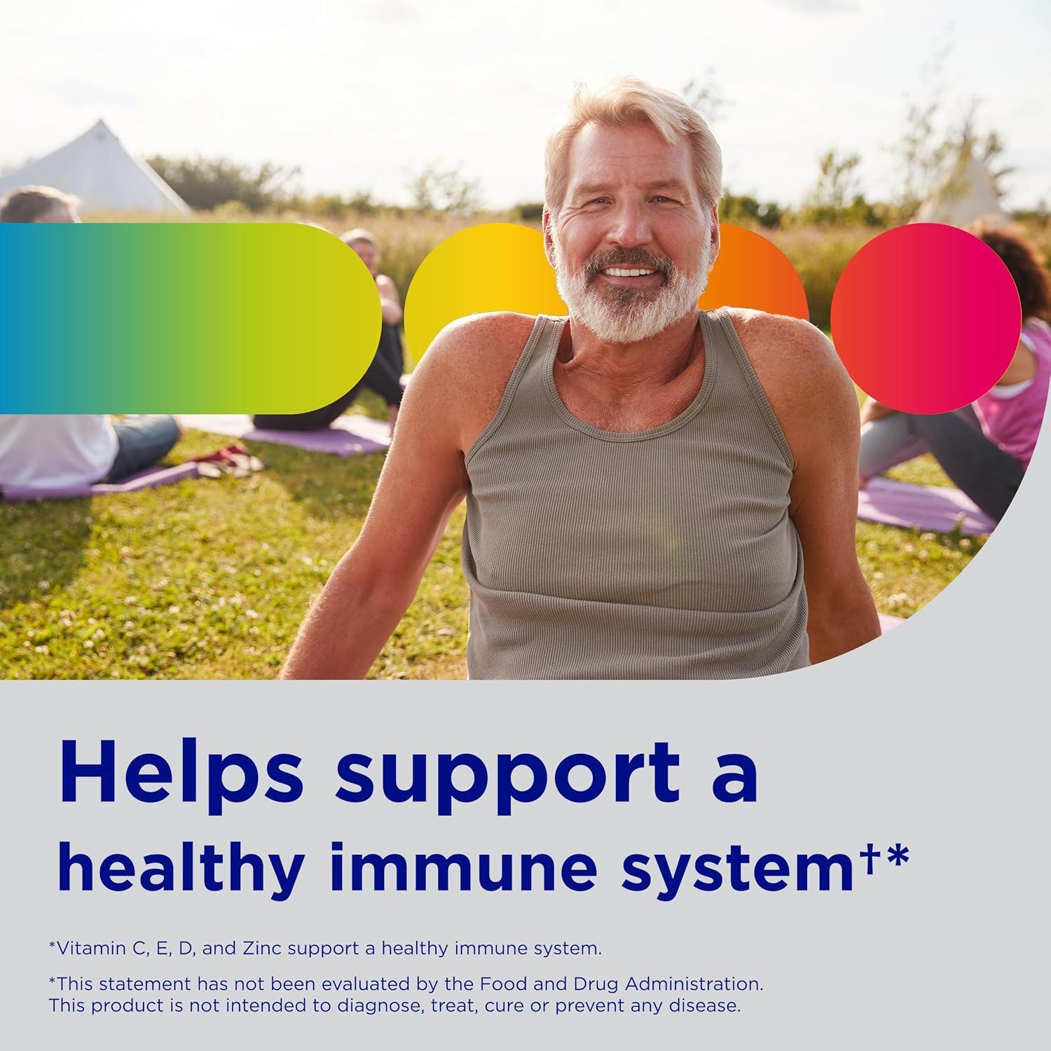 image:imageCentrum Minis Silver Multivitamin for Men 50 Plus MultivitaminMultimineral Supplement Vitamin D3 BVitamins and Zinc NonGMO Ingredients Supports Memory and Cognition in Older Adults 280 Ct