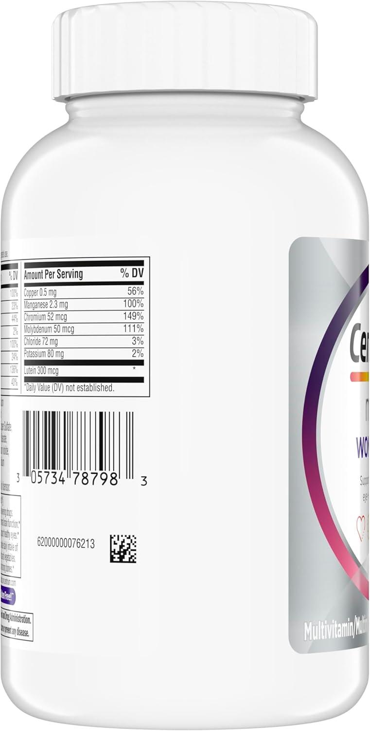 image:imageCentrum Minis Silver Womens Multivitamin for Women 50 Plus Multimineral Supplement with Vitamin D3 B Vitamins NonGMO Ingredients Supports Memory and Cognition in Older Adults 280 Ct