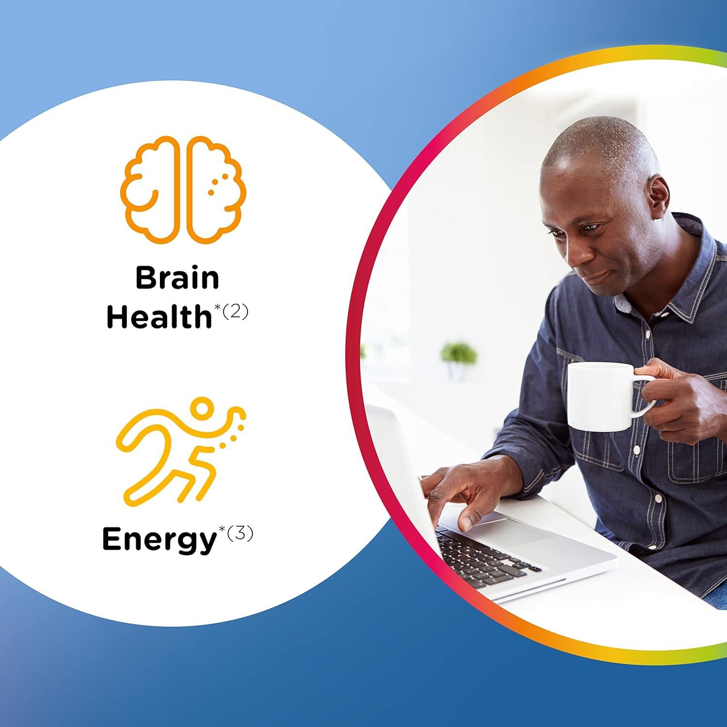 image:imageCentrum MultiGummies Multi Dual Action Mental Focus Adult Multivitamin with Caffeine from Green Tea Supports Mental Focus Attention and Alertness LemonOrange Flavors 90 Count
