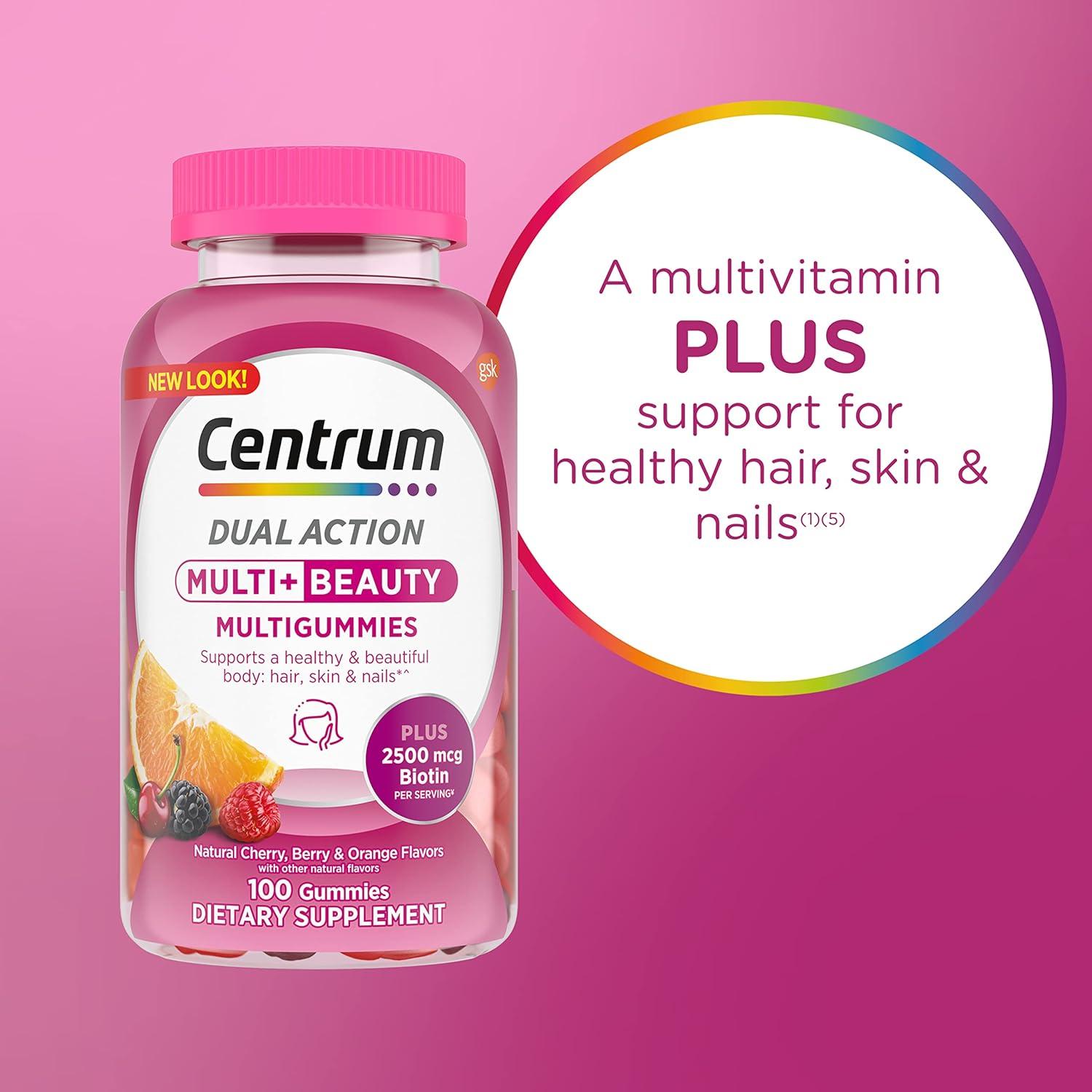 image:imageCentrum Multivitamin Gummy 100 Count Pack of 1