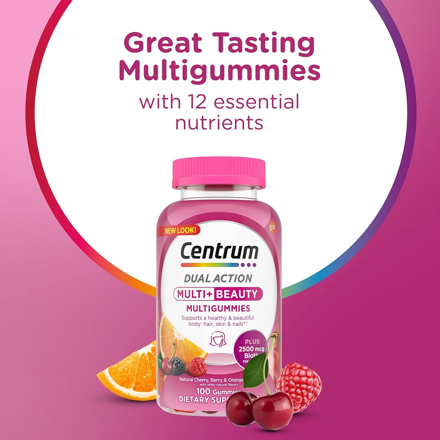 image:imageCentrum Multivitamin Gummy 100 Count Pack of 1