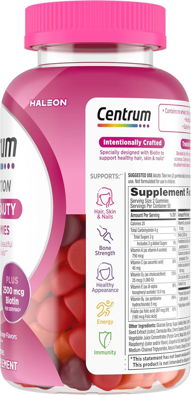 image:imageCentrum Multivitamin Gummy 100 Count Pack of 1