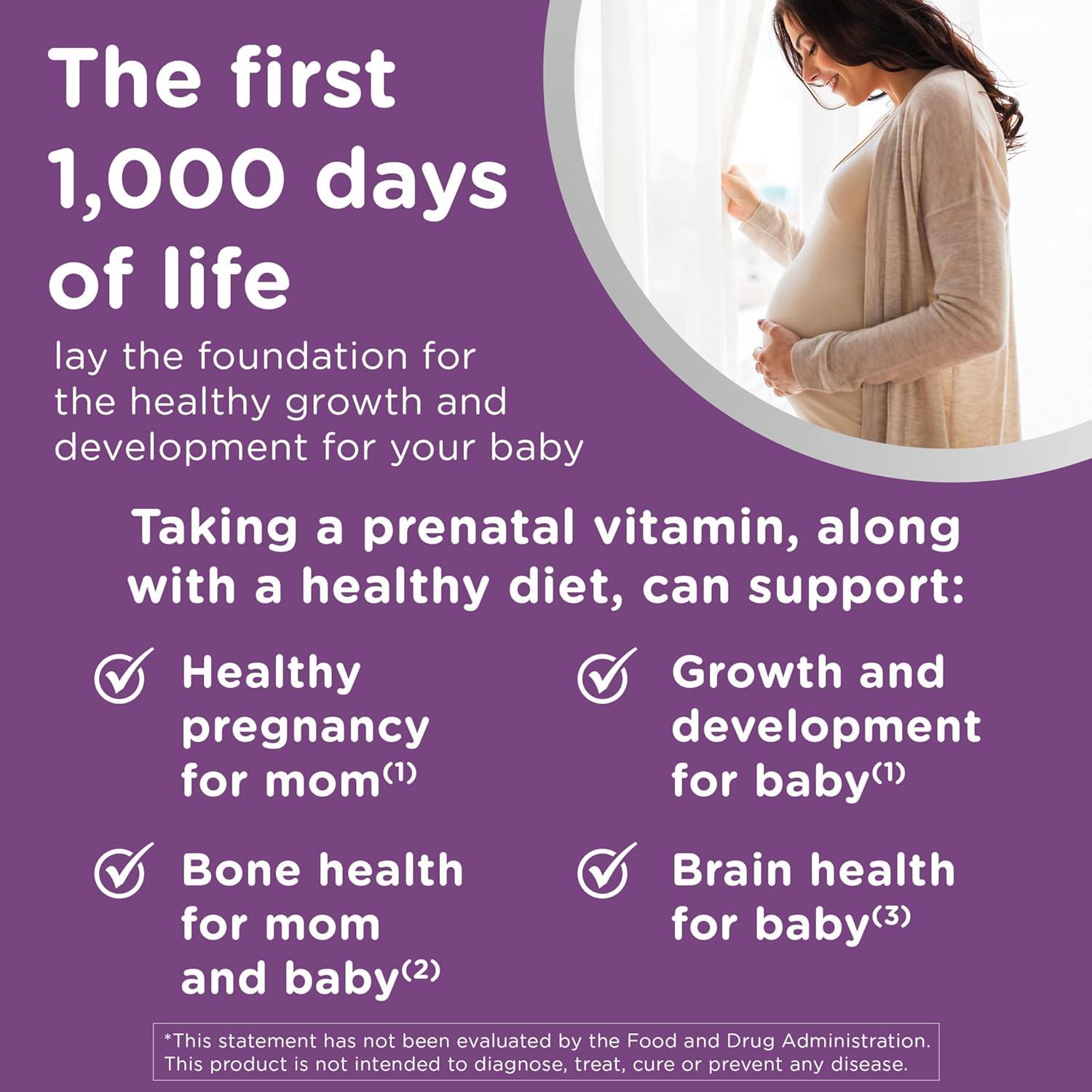image:imageCentrum Prenatal Multivitamin Gummies with DHA and Folic Acid Mixed Berry and Orange Flavors 60 Count 30 Day Supply