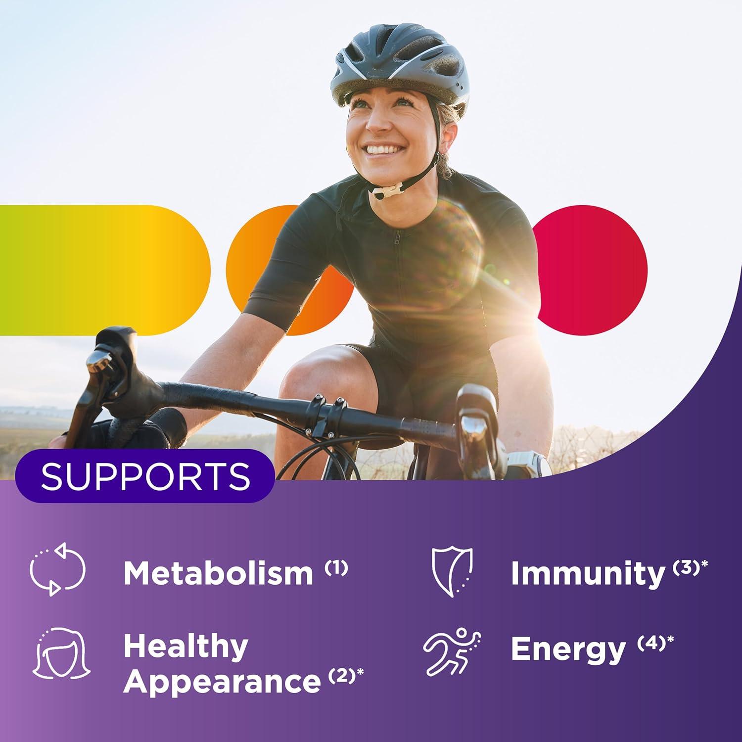 image:imageCentrum Multivitamin for Women Multimineral Supplement with Iron Vitamin D3 B Vitamins and Antioxidant Vitamins C and E Gluten Free NonGMO Ingredients 250 CountNutritional Supplement