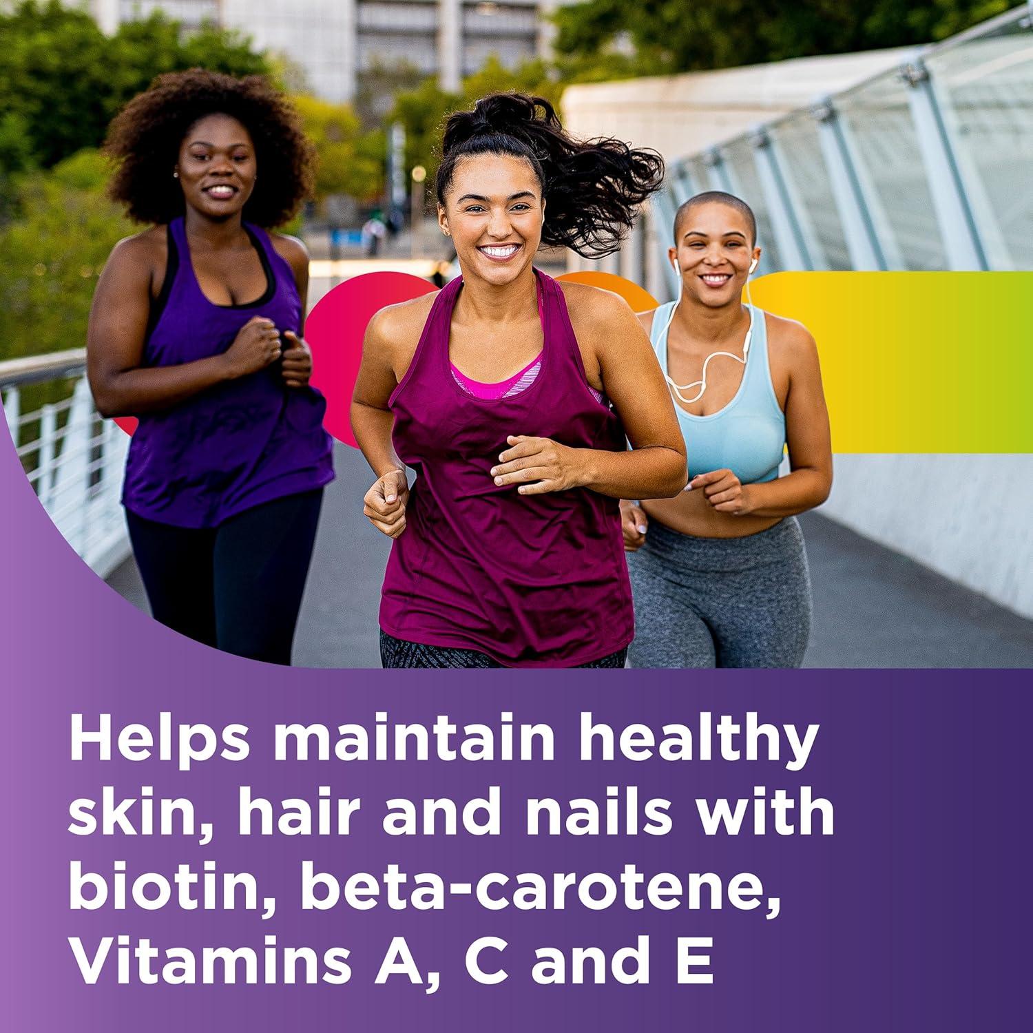 image:imageCentrum Multivitamin for Women Multimineral Supplement with Iron Vitamin D3 B Vitamins and Antioxidant Vitamins C and E Gluten Free NonGMO Ingredients 250 CountNutritional Supplement